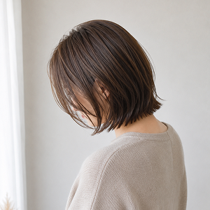 施術例（ボブヘアスタイル）
