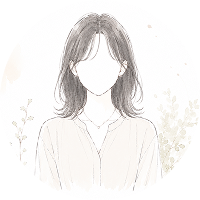 お客様のイメージイラスト（ミディアムヘアの女性）